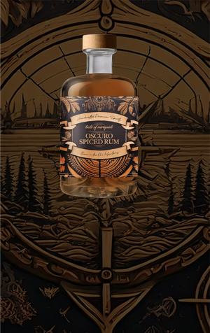 OSCURO Spiced Rum 0,5l - taste of miriquidi