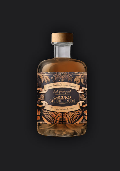 OSCURO Spiced Rum 0,5l - taste of miriquidi